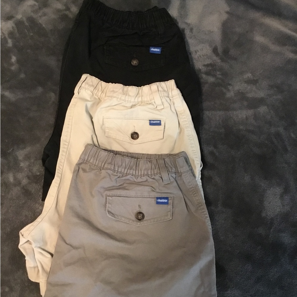 Chubbies Khakinator 5.5” Shorts lot of 3